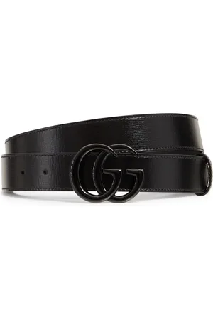 Gucci Cinturón De Piel Con Hebilla Gg 3cm