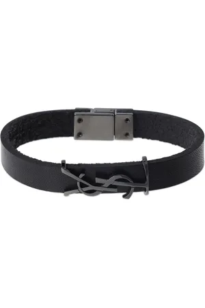 Saint Laurent Brazalete Ysl De Piel