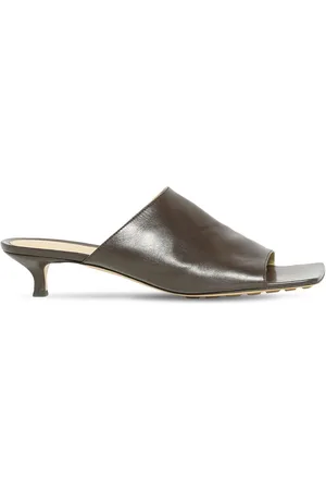 Bottega Veneta Sandalias Mules De Piel 40mm