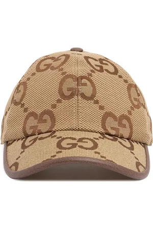 Gucci Gorra Gg Maxi De Mezcla De Algodón Jacquard