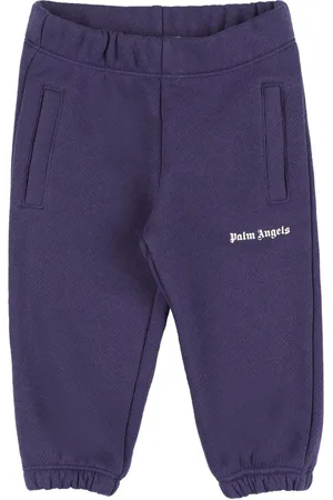 Palm Angels Pantalones Deportivos De Algodón Estampados