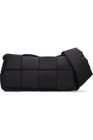 Bottega Veneta Bandolera Acolchada Intreccio De Nylon