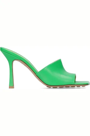 Bottega Veneta Zapatos Mules De Piel Stretch 90mm