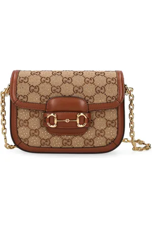 Gucci Bolso Mini Horsebit 1955 De Lona