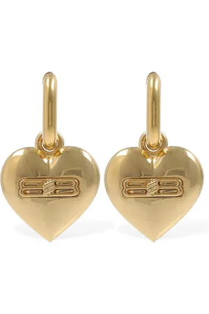 Balenciaga Pendientes Bb Icon De Latón