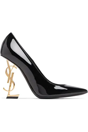 Saint Laurent Zapatos De Tacón Opyum De Charol 110mm