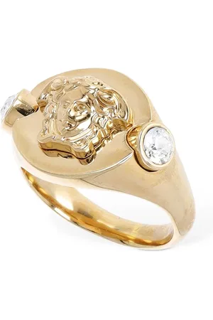 VERSACE Anillo Con Cristales