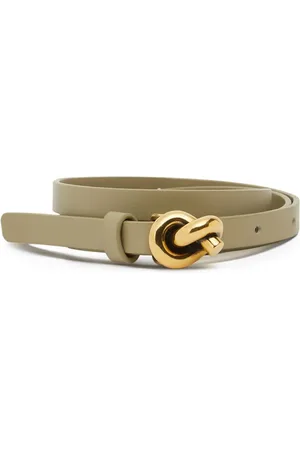 Bottega Veneta Cinturón Knot De Piel 1,2 Cm