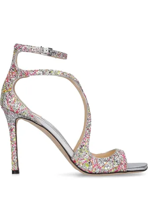 Jimmy Choo Sandalias Con Glitter 95mm