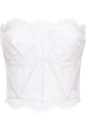 Dolce & Gabbana Top Corsé Con Encaje