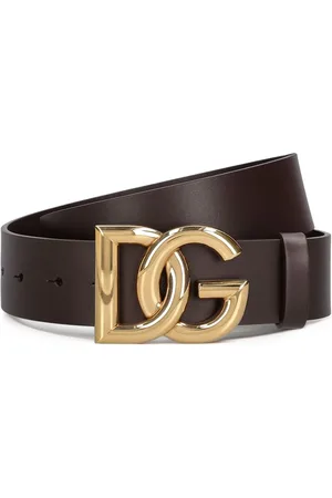 Dolce & Gabbana Cinturón De Piel Con Logo 4cm