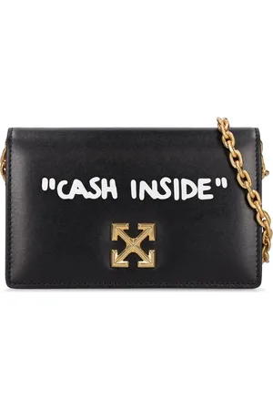 OFF-WHITE Cartera De Piel Con Cadena