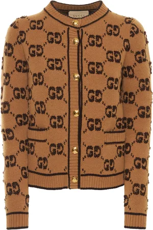 Gucci Cárdigan De Lana Con Gg