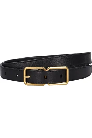 Saint Laurent Cinturón De Piel