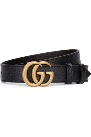 Gucci Cinturón De Piel Reversible 3cm