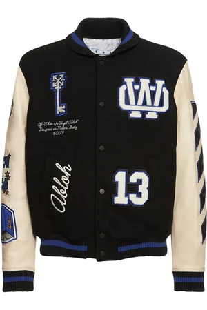 OFF-WHITE Chaqueta Varsity De Piel