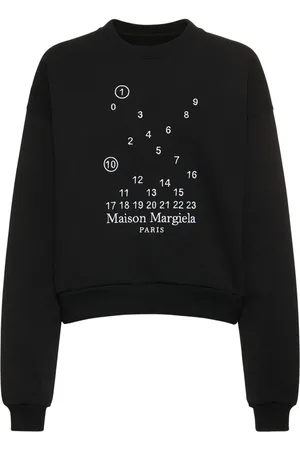 Maison Margiela Sudadera De Jersey De Algodón Con Logo