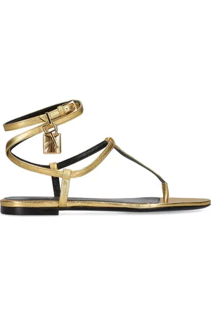 Tom Ford Sandalias De Piel Laminada 10mm