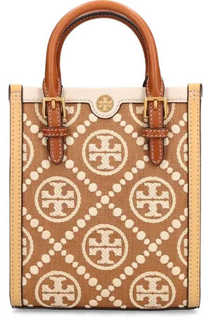 Tory Burch Bolso De Mano Mini T Monogram De Lona