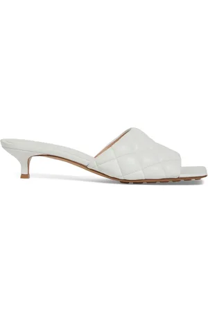 Bottega Veneta Sandalias De Piel Acolchada 45mm