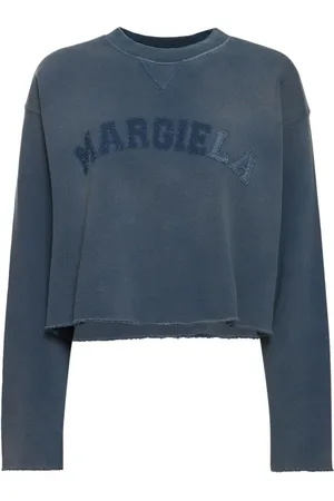Maison Margiela Sudadera De Algodón Con Parche