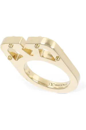 VALENTINO GARAVANI Anillo Con Logo V