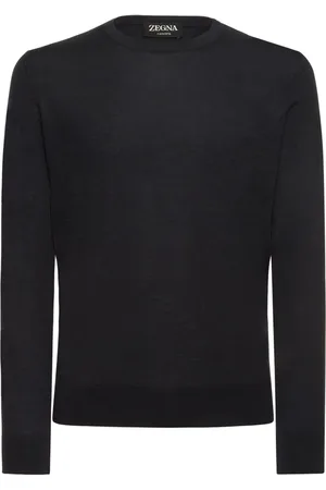 Ermenegildo Zegna Suéter De Punto Ligero De Cashmere Y Seda