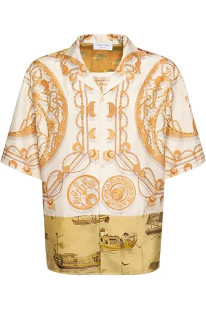 Marine Serre Camisa De Seda
