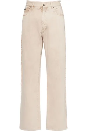 Dolce & Gabbana Jeans Anchos De Denim De Algodón