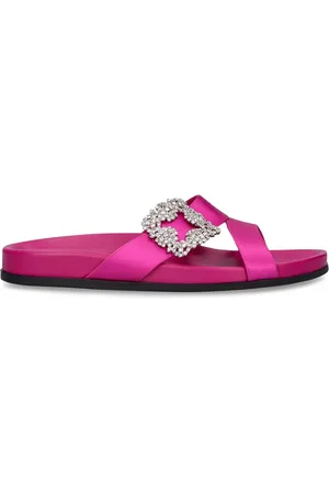 Manolo Blahnik Sandalias De Satén 10mm