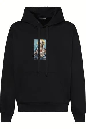 Dolce & Gabbana Sudadera Algodón Jersey Con Cristales