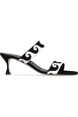 Manolo Blahnik Sandalias De Ante 50mm