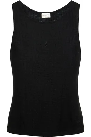 Saint Laurent Top De Lana Acanalada