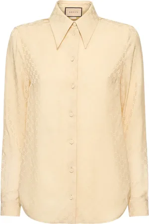 Gucci Camisa De Seda Crepé