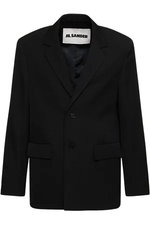Jil Sander Blazer De Gabardina De Lana