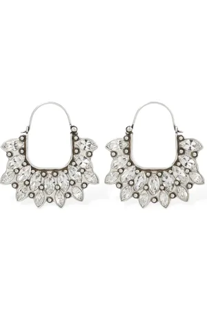 Isabel Marant Pendientes De Aro Con Cristales