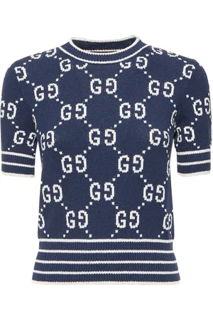 Gucci Top De Punto De Algodón