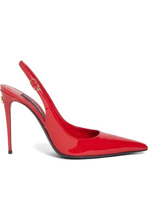 Dolce & Gabbana Zapatos Destalonados De Charol 105mm