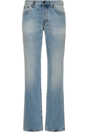 Saint Laurent Jeans De Denim De Algodón