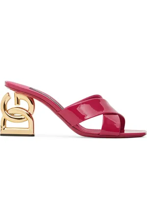 Dolce & Gabbana Sandalias Mule De Charol 75mm