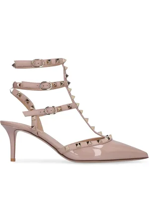 VALENTINO GARAVANI Zapatos De Tacón Rockstud De Charol 65mm