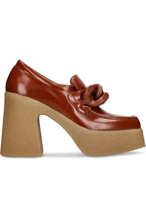 Stella McCartney Zapatos De Tacón De Piel Sintética 115mm