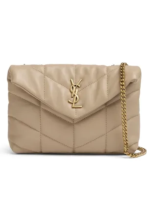 Saint Laurent Bolso Puffer Toy De Piel Pespunteada