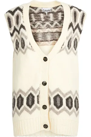Ganni Chaleco Oversize De Lana