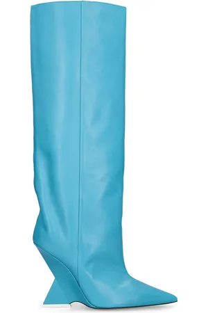 The Attico Botas Altas De Piel 105mm