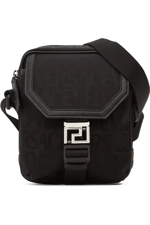 VERSACE Bolso Messenger De Nylon Con Logo