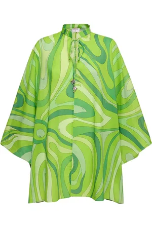 Puccini Vestido Kaftan Corto De Voilé