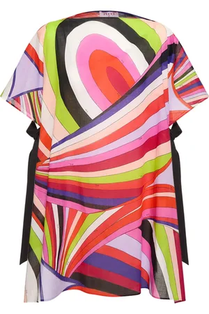Puccini Vestido Caftán Corto De Voilé