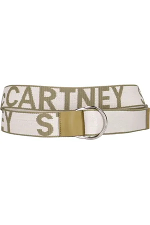 Stella McCartney Cinturón De Techno Con Logo Jacquard 4cm