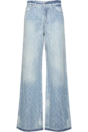 AMIRI Jeans Anchos De Denim Con Cintura Alta